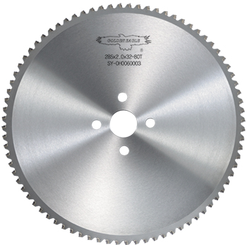 Industrial cermet circular saw blade for carbon steel cutting application